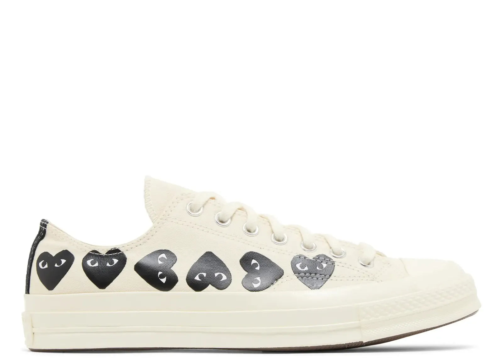Converse Chuck Taylor All Star 70 Ox Comme des Garcons PLAY Multi-Heart Milk