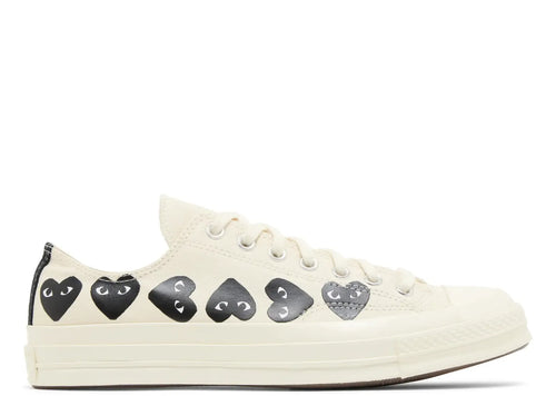 Converse Chuck Taylor All Star 70 Ox Comme des Garcons PLAY Multi-Heart Milk