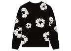 Denim Tears Long Sleeve Cotton Wreath T-shirt Black