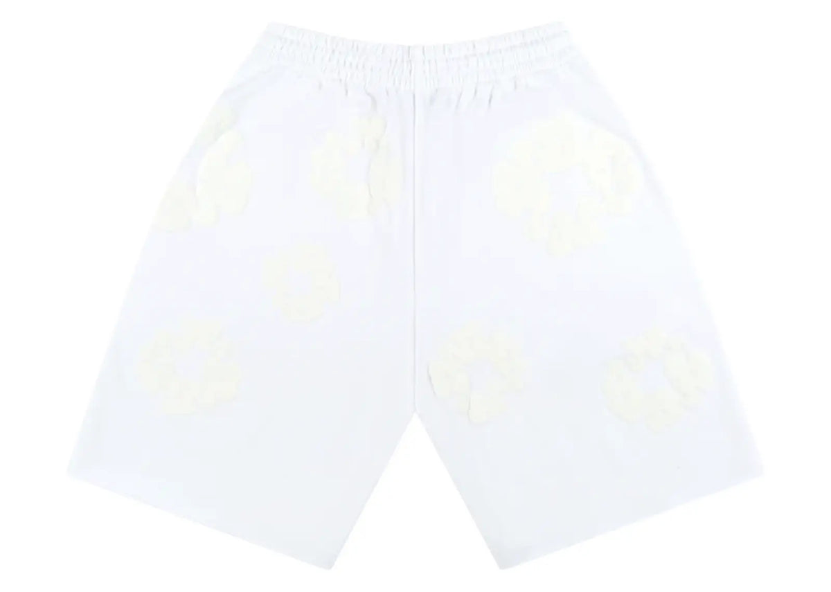 Denim Tears Mono Cotton Wreath Shorts White