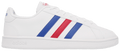 Adidas Grand Court Base White Blue Active Red