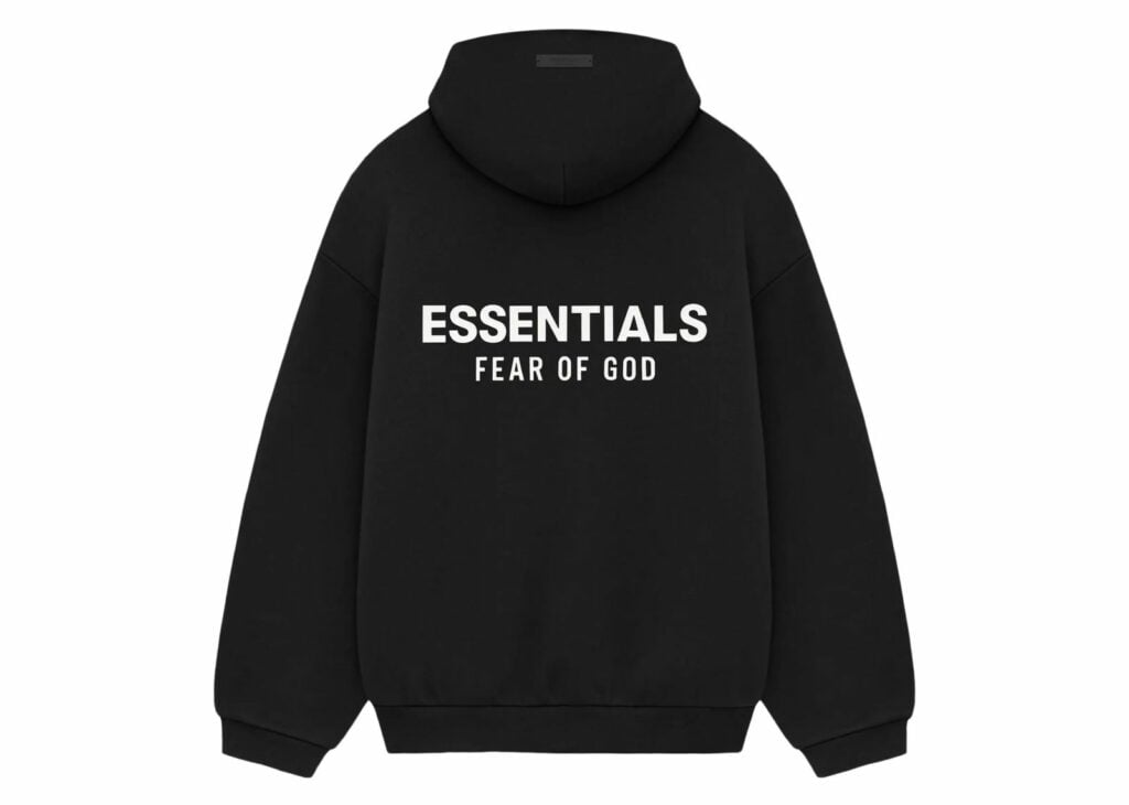Fear of God Essentials Fleece Hoodie (FW24) Black