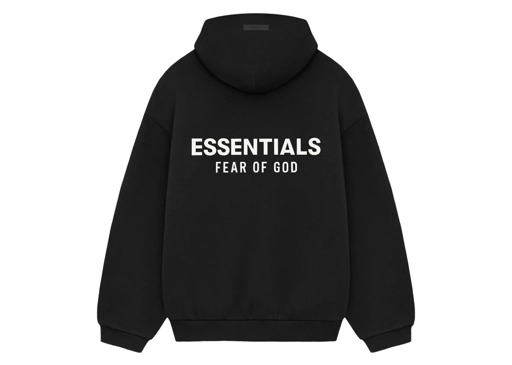 Fear of God Essentials Fleece Hoodie (FW 24) Black