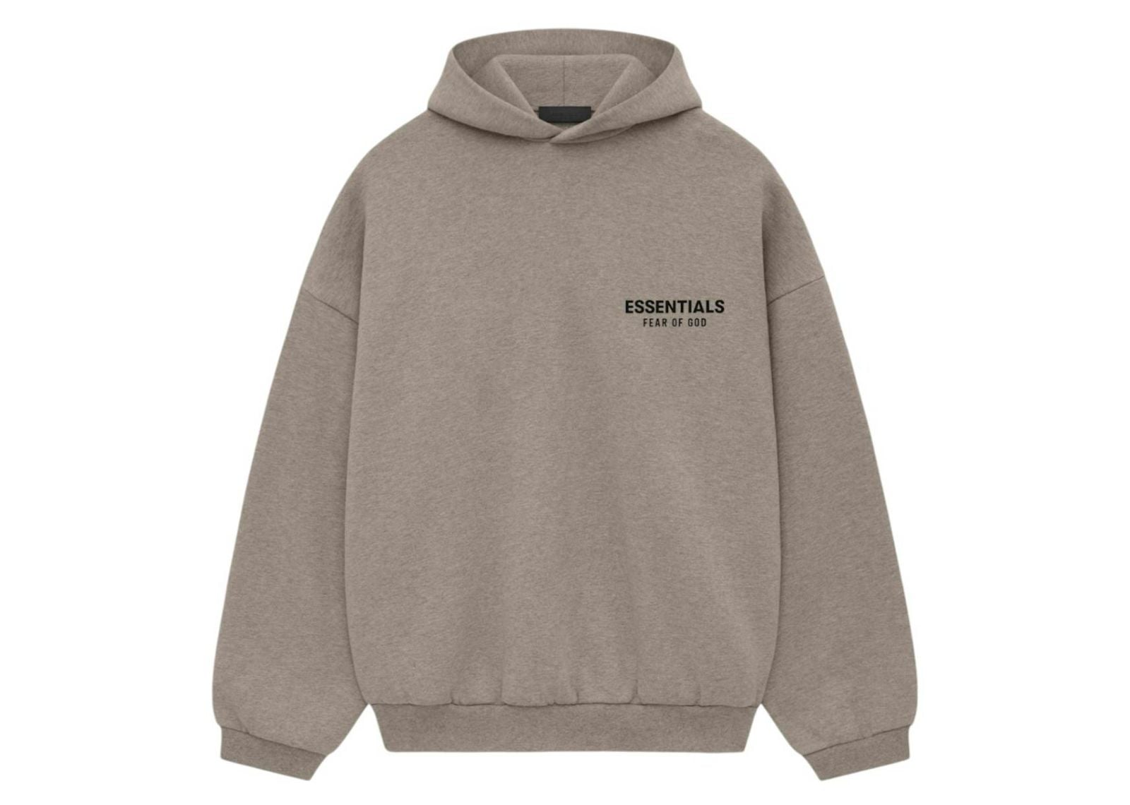 Fear of God Essentials Fleece Hoodie (FW 24) Heather Gray