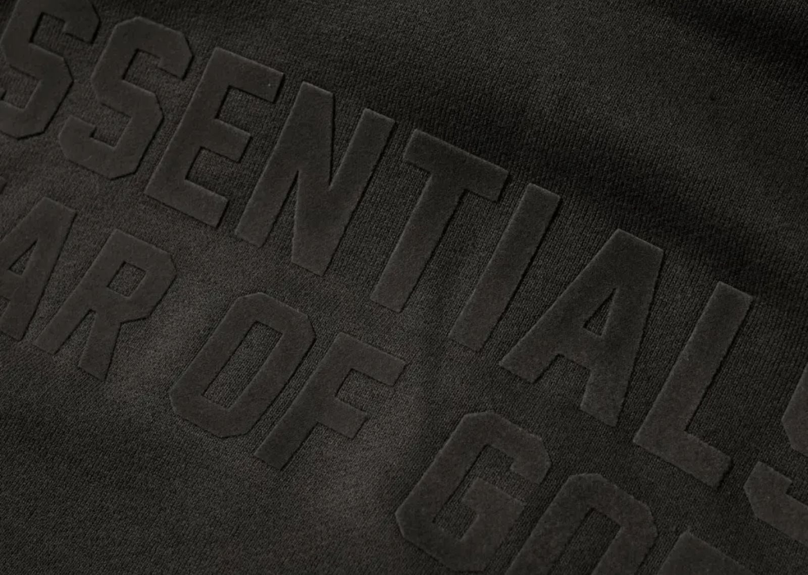 Fear of God Essentials Hoodie Off Black