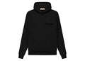 Fear of God Essentials Pullover Chest Logo Hoodie Stretch Limo Black
