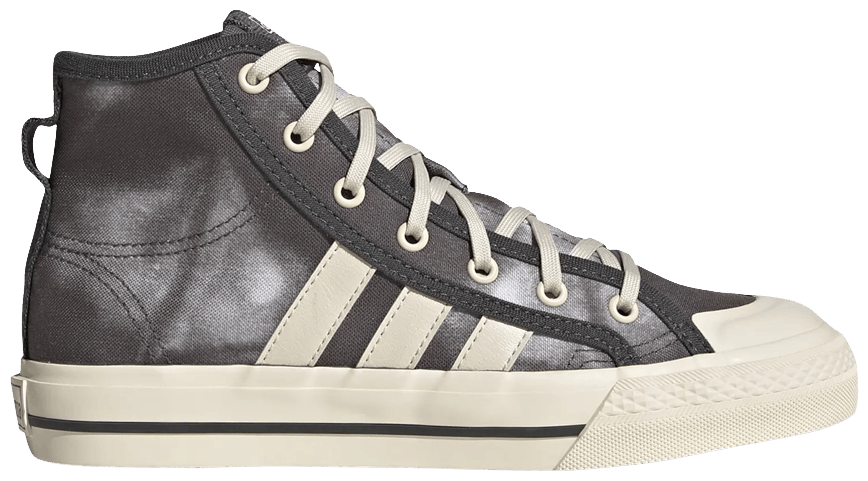 Adidas Nizza High RF J Acid Wash - Brown
