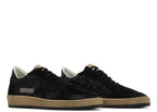 Golden Goose Ball-Star Black Leather Distressed (W)