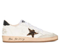 Golden Goose Ball-Star Leopard Print Pony Skin Star Black Heel (W)