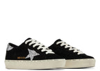 Golden Goose Hi-Star Black Suede Glitter Heel (W)