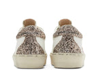 Golden Goose Hi-Star White Leather Pink Suede Star Glitter Heel (W)