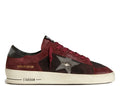 Golden Goose Stardan Bordeaux Black Suede Mesh