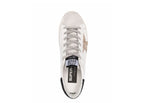 Golden Goose Super-Star Gold Glitter Star Black Glitter Heel (W)