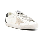 Golden Goose Super-Star Gold Star Black Glitter Heel (W)