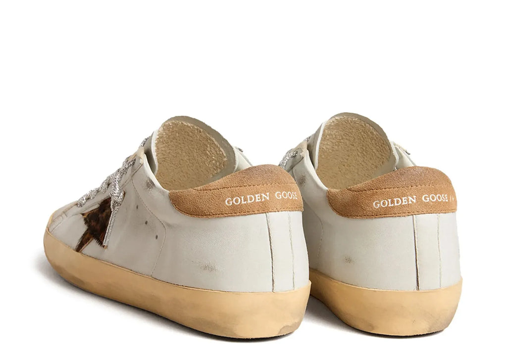 Golden Goose Super-Star Powder Blue Leopard Star (W)