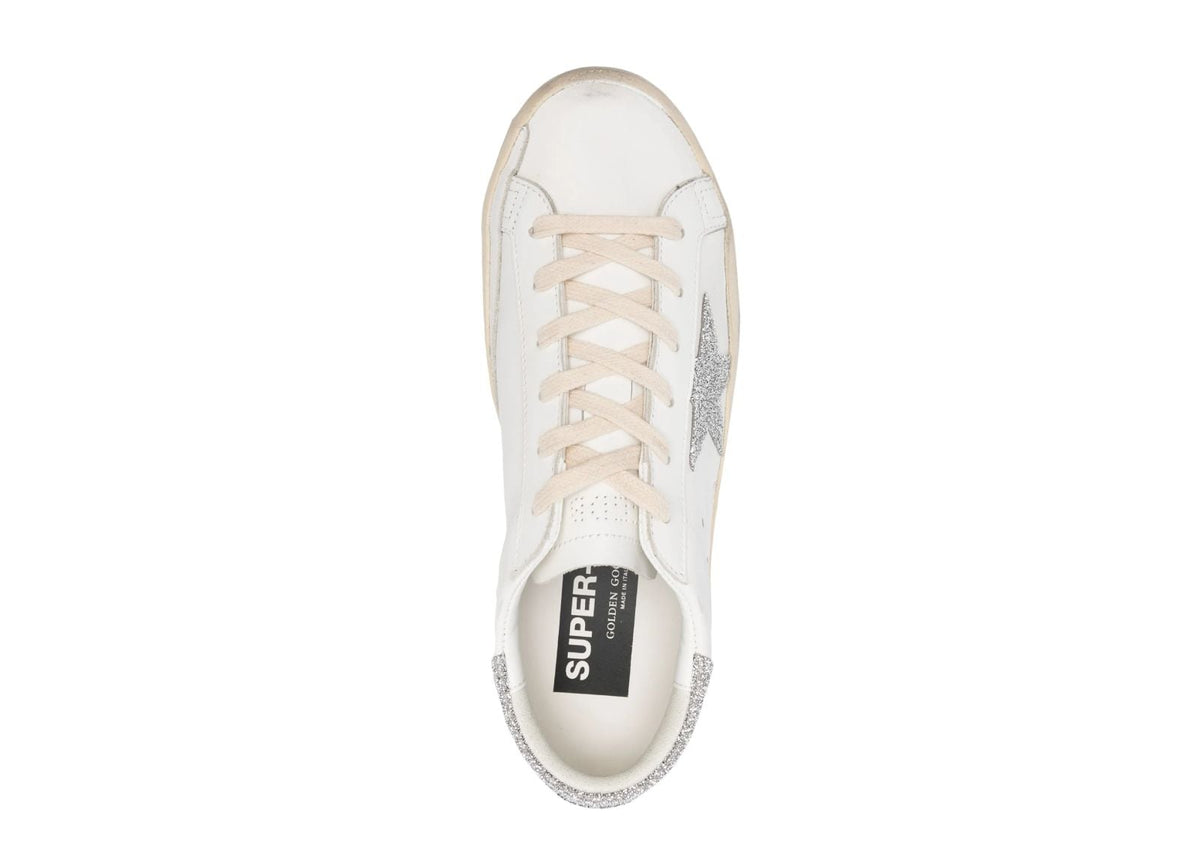 Golden Goose Super-Star Silver Swarovski Crystal Star (W)