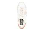 Golden Goose Super-Star Suede Star Peach Pink Glitter Heel Tab (W)