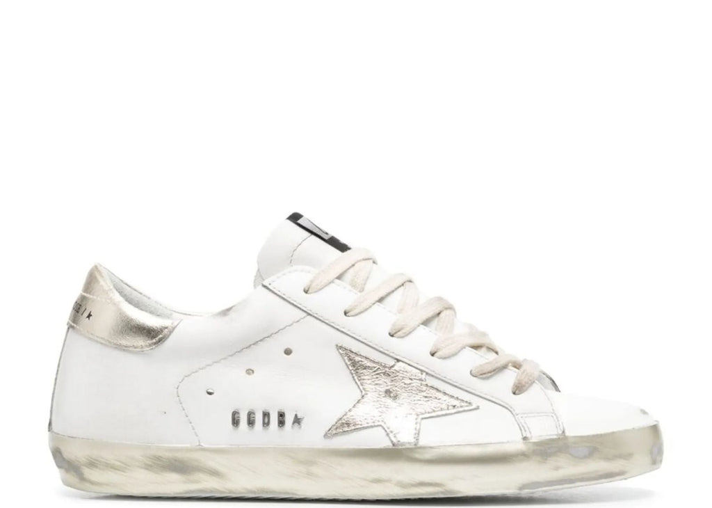 Golden Goose Super-Star White Gold Sparkle (W)