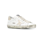 Golden Goose Super-Star White Gold Sparkle
