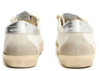 Golden Goose Super-Star White Ice Gray Gold Glitter (W)