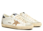 Golden Goose Super-Star White Ice Gray Gold Glitter (W)