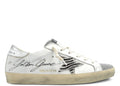 Golden Goose Super-Star White Leather Glitter LTD Edition (W)