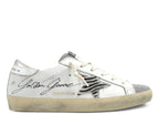 Golden Goose Super-Star White Leather Glitter LTD Edition (W)