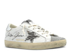 Golden Goose Super-Star White Leather Glitter LTD Edition (W)