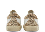 Golden Goose Super-Star White Leather Multicolor Glitter Star Heel (W)