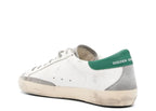 Golden Goose Super-Star White Silver Heel