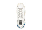 Golden Goose Super-Star White Swarovski Stone (W)