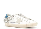 Golden Goose Super-Star White Swarovski Stone (W)
