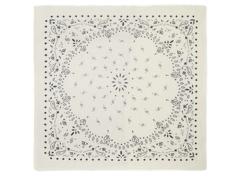 Kujten Extra Large Cashmere Bandana Chiko White