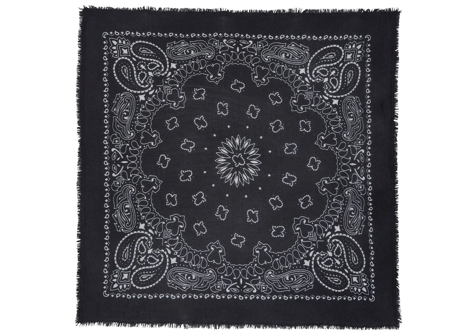 Kujten Large Cashmere Bandana Hachiko Black