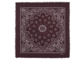 Kujten Large Cashmere Bandana Hachiko Burgundy