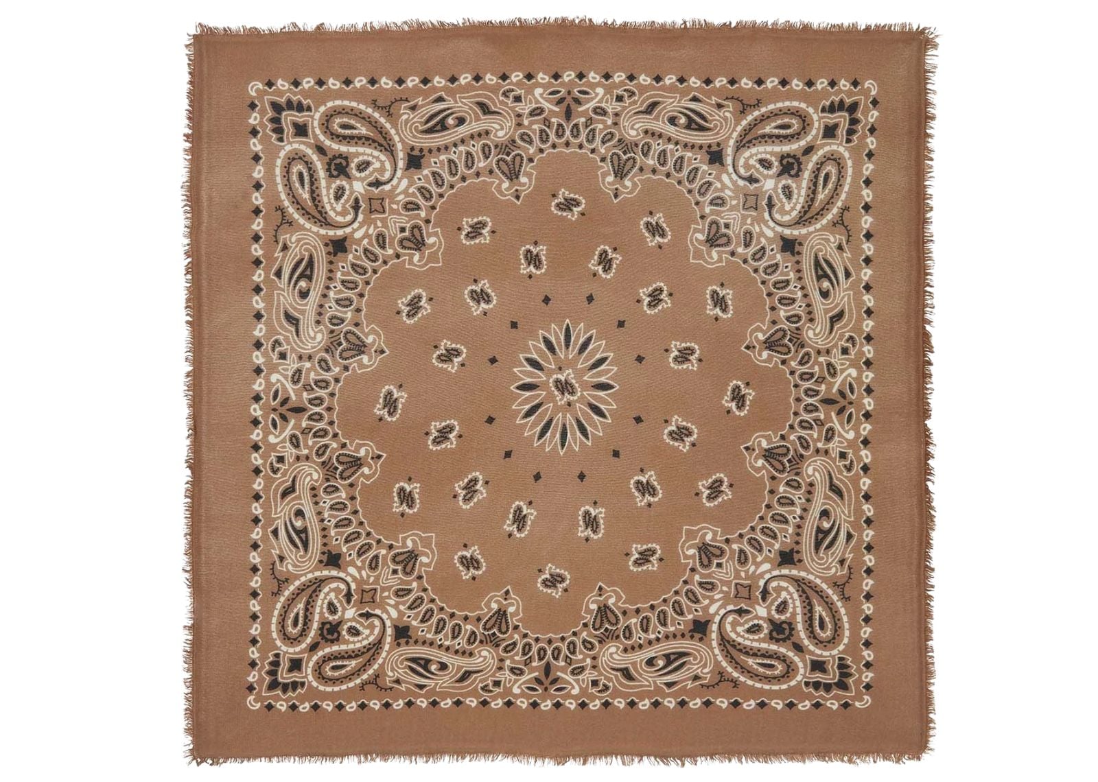 Kujten Large Cashmere Bandana Hachiko Caramelo