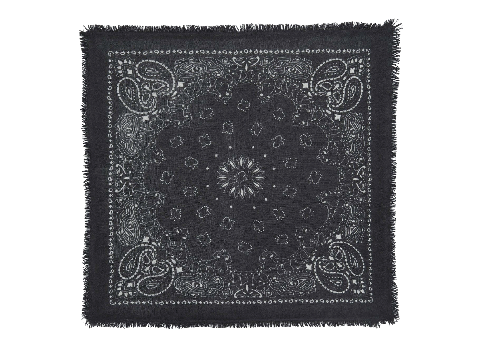 Kujten Small Cashmere Bandana Hachi Black