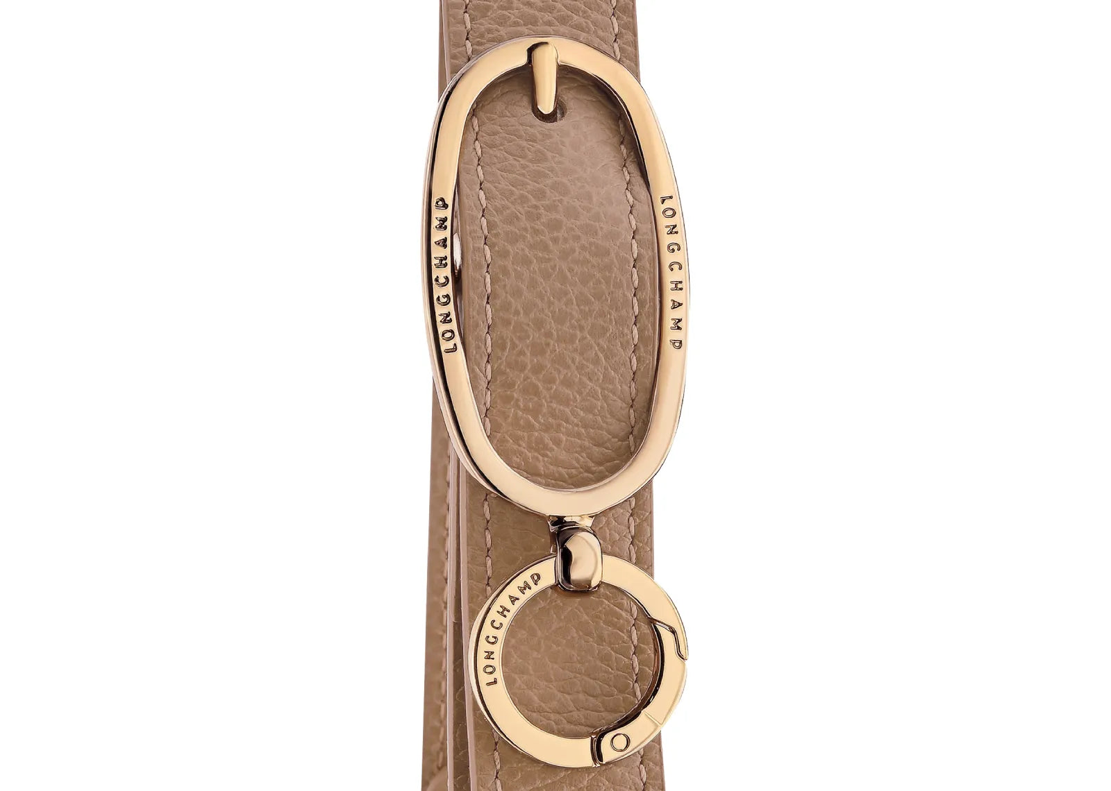 Longchamp Le Foulonné Lare Hobo Bag Biscuit