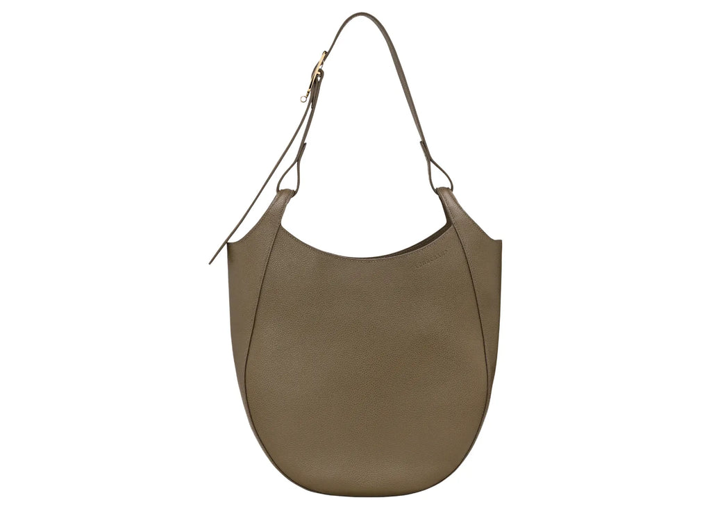 Longchamp Le Foulonné Lare Hobo Bag Caper