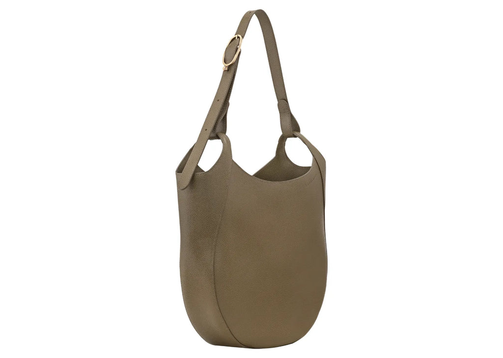Longchamp Le Foulonné Lare Hobo Bag Caper