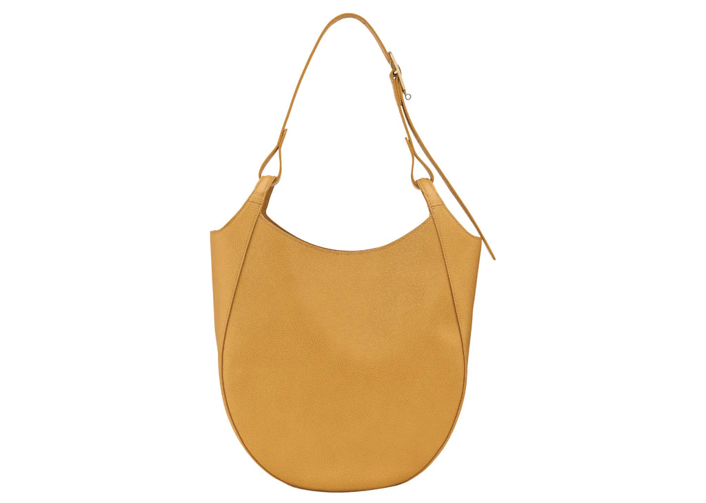 Longchamp Le Foulonné Lare Hobo Bag Nutmeg