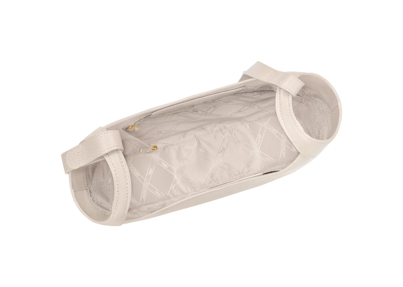 Longchamp Le Foulonné Lare Hobo Bag Paper