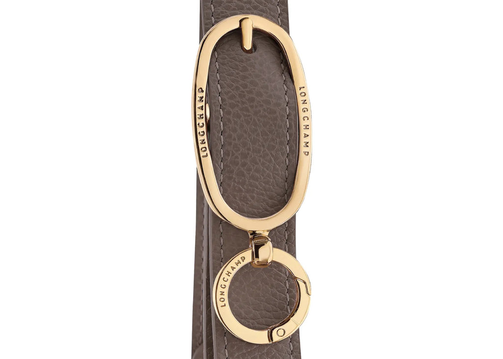 Longchamp Le Foulonné Lare Hobo Bag Taupe