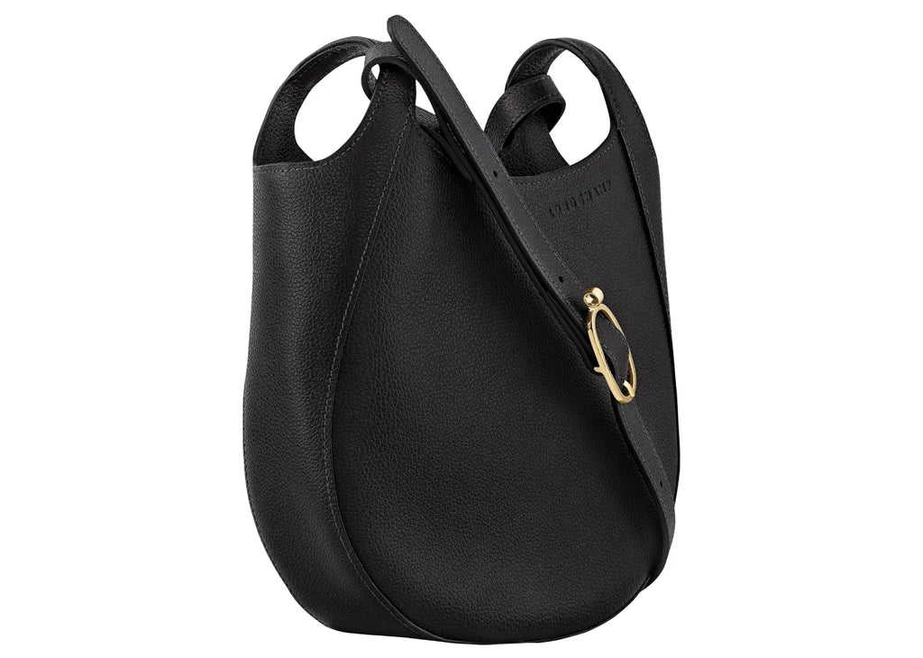 Longchamp Le Foulonné Small Crossbody Bag Black