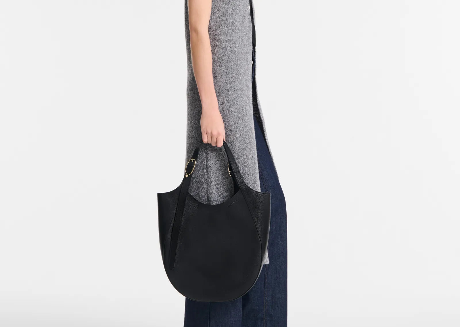 Longchamp Le Foulonné XL Tote Bag Black