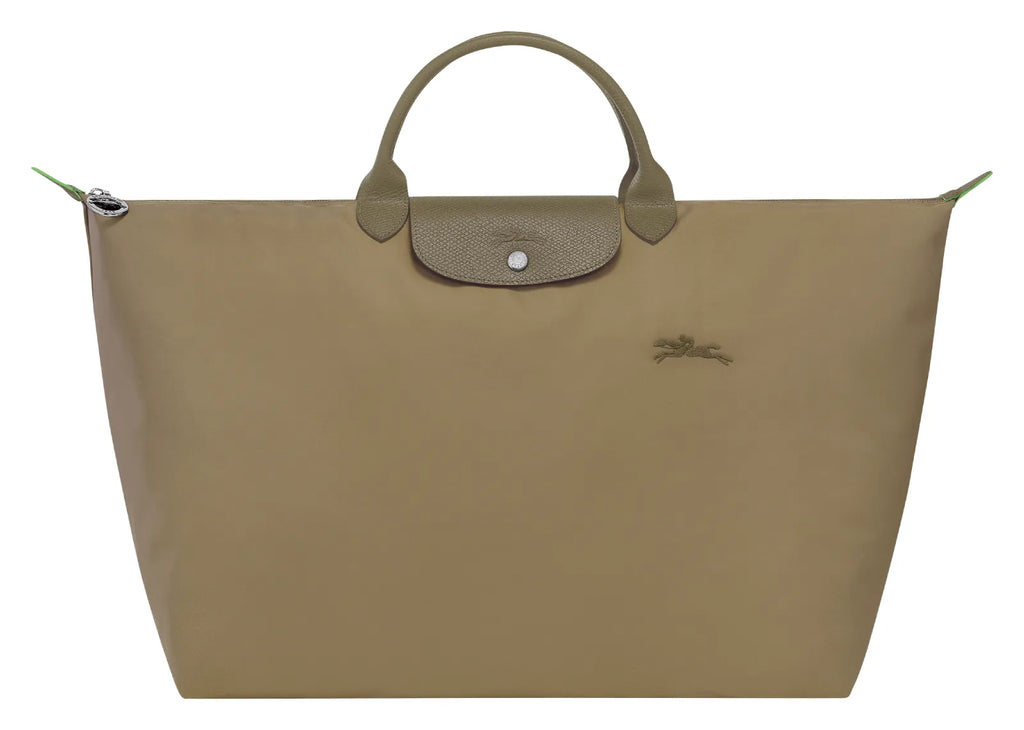 Longchamp Le Pliage Green L Travel Bag Artichoke
