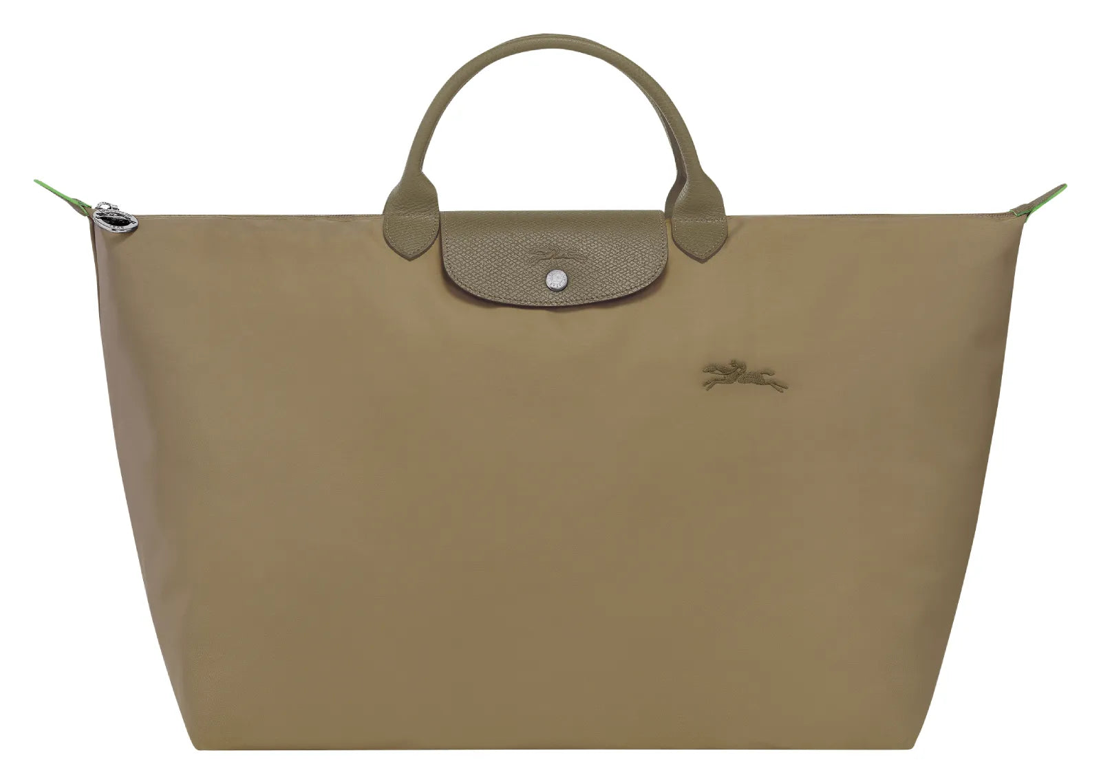 Longchamp Le Pliage Green L Travel Bag Artichoke