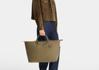 Longchamp Le Pliage Green L Travel Bag Artichoke