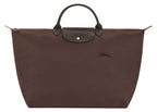 Longchamp Le Pliage Green L Travel Bag Mocha
