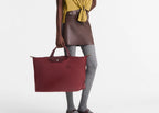 Longchamp Le Pliage Green L Travel Bag Pomegranate